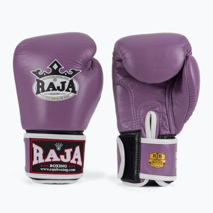 Рукавиці боксерські RAJA BOXING Single Standard Genuine Leather purple