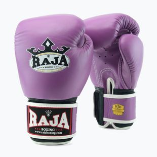 Рукавиці боксерські RAJA BOXING Single Standard Genuine Leather purple