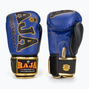 Рукавиці боксерські RAJA BOXING Origin Standard Genuine Leather blue