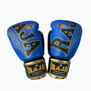 Рукавиці боксерські RAJA BOXING Origin Standard Genuine Leather blue