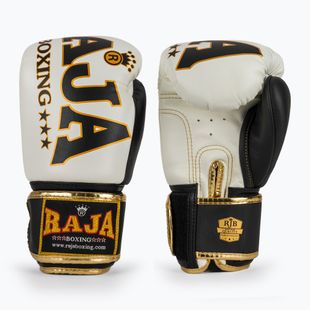 Рукавиці боксерські RAJA BOXING Origin Standard Genuine Leather white