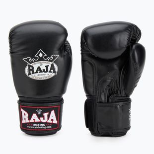 Рукавиці боксерські RAJA BOXING Single Semi Leather black