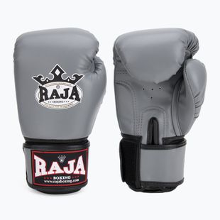 Рукавиці боксерські RAJA BOXING Single Semi Leather grey