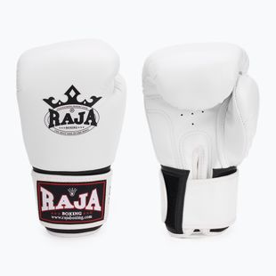 Рукавиці боксерські RAJA BOXING Single Semi Leather white