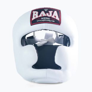 Шолом боксерський RAJA BOXING Genuine Leather white