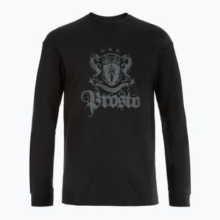 Лонгслів чоловічий PROSTO Crest black