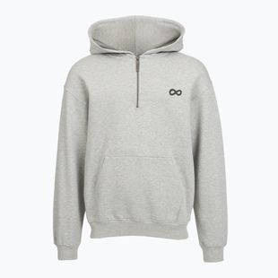 Кофта чоловіча PROSTO Hoodie Half Zip Big Log Infinity grey/melange