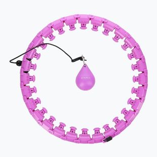 Обруч Хулахуп з кульками і обважнювачем HMS HHW12 рожевий 17-44-525