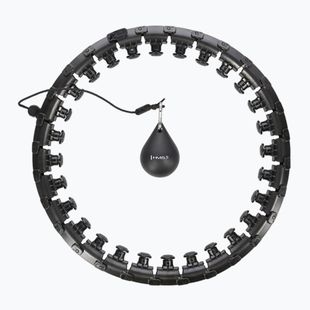 Обруч Хулахуп з кульками і обважнювачем HMS HHW12 чорний 17-44-526