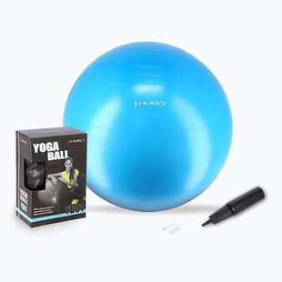 М'яч гімнастичний HMS YB01 New 75 см бірюзовий