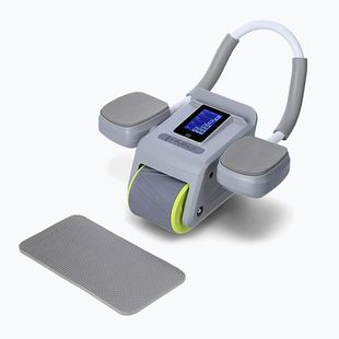 Колесо автоматичне для тренувань пресу з дисплеєм HMS KA08 сірий