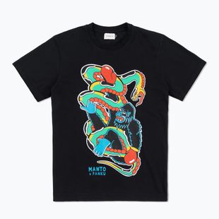 Футболка MANTO X Panku Struggle чорна