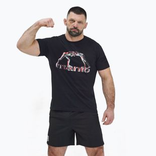 MANTO Металева футболка чорна