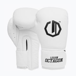 Рукавиці боксерські Octagon Legion Authority white