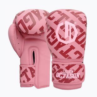 Рукавиці боксерські Octagon Legion Eclipse pink