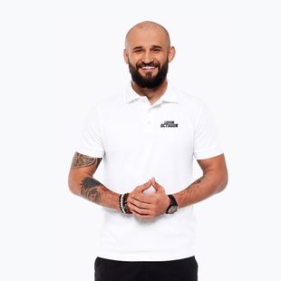 Футболка поло чоловіча Octagon Legion HFT Polo white