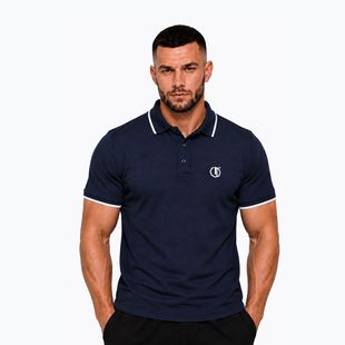 Футболка поло чоловіча Octagon Legion Tipped Small Logo 3D Polo dark navy