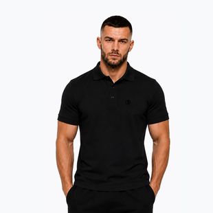 Футболка поло чоловіча Octagon Legion Small Logo 3D Polo black