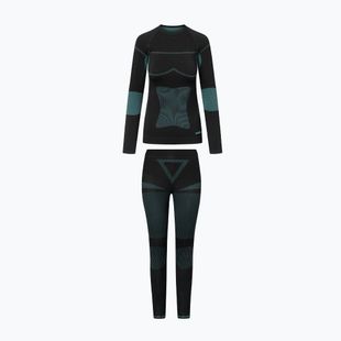 Комплект термобілизни жіночий Viking Ilsa black/turquise