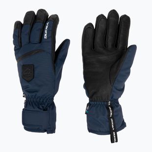 Рукавиці гірськолижні чоловічі Viking Lars Ski navy/black leather
