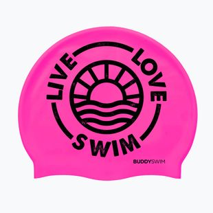Шапочка для плавання BuddySwim LLS2 Silicone pink