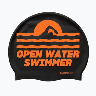 Шапочка для плавання BuddySwim OWS Silicone black / orange