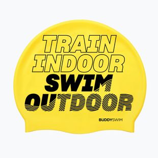 Шапочка для плавання BuddySwim TSO Silicone yellow