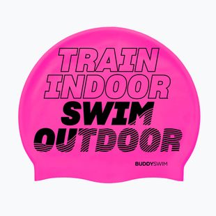 Шапочка для плавання BuddySwim TSO Silicone pink
