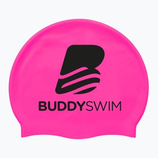 Шапочка для плавання BuddySwim BLogo Silicone pink