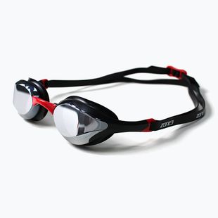 Окуляри для плавання ZONE3 Volare Streamline Racing black/red/silver polarized mirror revo