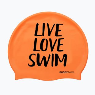 Шапочка для плавання BuddySwim LLS Silicone orange