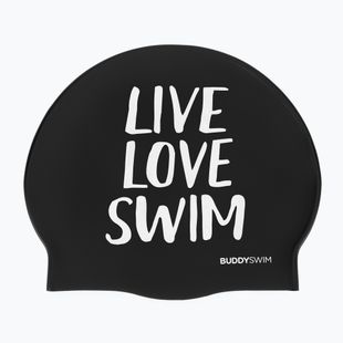 Шапочка для плавання BuddySwim LLS Silicone black