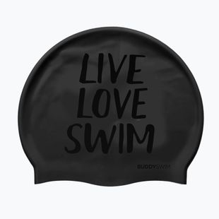 Шапочка для плавання BuddySwim LLS Silicone black