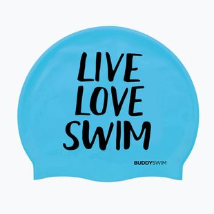 Шапочка для плавання BuddySwim LLS Silicone blue