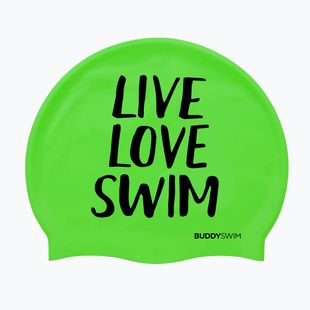 Шапочка для плавання BuddySwim LLS Silicone green