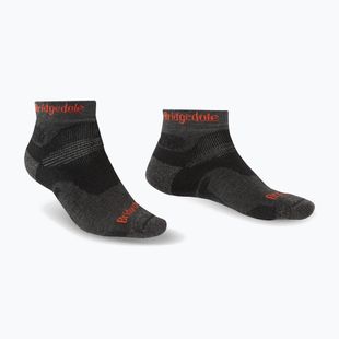 Чоловічі трекінгові шкарпетки Bridgedale Hike Midweight Performance Ankle graphite/orange