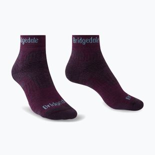 Жіночі трекінгові шкарпетки Bridgedale Hike Midweight Performance Ankle dark purple