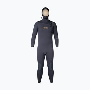 Гідрокостюм чоловічий Xcel Comp+ 4/3 mm Hooded Full black