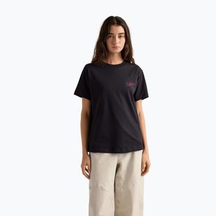 Футболка жіноча Arcteryx Kragg Cotton Little Bird Crew black/multi