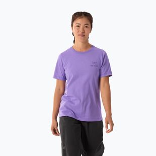 Футболка жіноча Arcteryx Kragg Sl Cotton Emblem Crew aster
