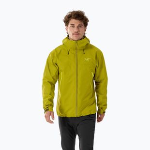 Куртка дощовик чоловіча Arc'teryx Beta SL olive moss/euphoria
