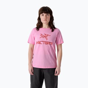 Футболка жіноча Arcteryx Kragg SL Cotton Heatmap Crew pineberry