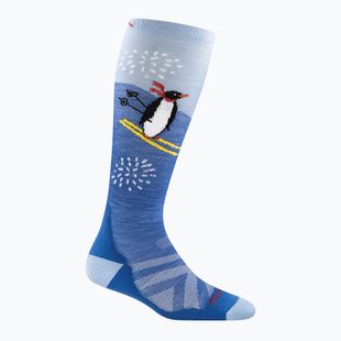 Шкарпетки лижні дитячі Darn Tough Penguin Peak OTC Midweight with Cushion stellar