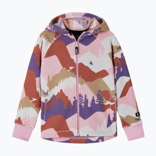 Кофта флісова дитяча Reima Northern Fleece Hoodie grey pink