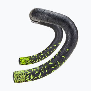 SUPACAZ Super Sticky Kush Star Fade неоново-жовта зірка / неоново-жовті заглушки на кермо