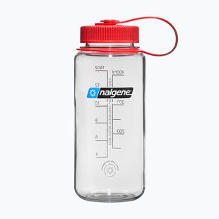 Пляшка туристична Nalgene Wide Mouth clear/red cap