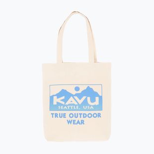 Сумка KAVU Gradient Logo Tote beige/blue