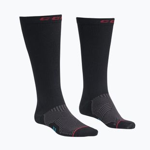 Шкарпетки хокейні CCM Compression Knee black/red