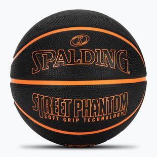 М'яч баскетбольний Spalding Phantom чорний/помаранчевий розмір 6