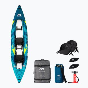 Надувна байдарка 2-х місна 13’6″ Aqua Marina Versatile/ Whitewater Kayak синя Steam-412